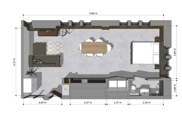 Foto #15 Appartement Broekhovenseweg Tilburg