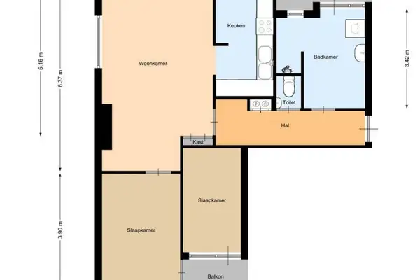 Foto #10 Appartement Van Spilbergenstraat Amersfoort