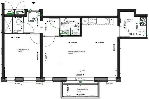 Foto #32 Appartement NDSM-straat Amsterdam