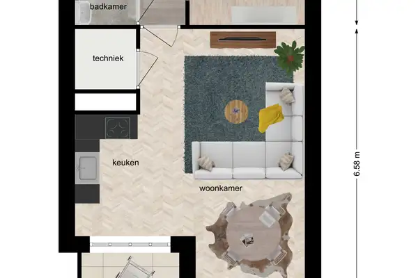 Foto #28 Appartement Voltastraat Maastricht