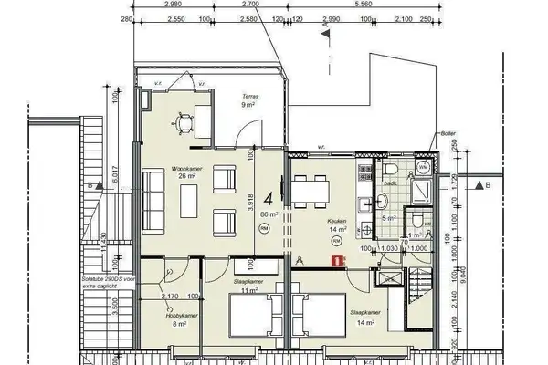 Foto #12 Appartement Pastoor van Arslaan Eindhoven