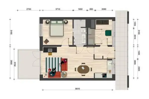 Foto #11 Appartement Cannerweg Maastricht