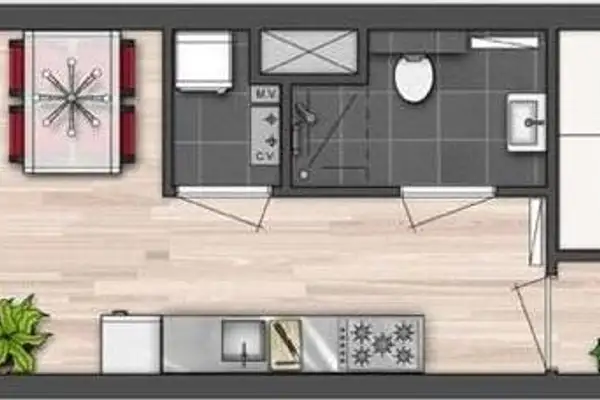 Foto #12 Appartement De Kaai Groningen