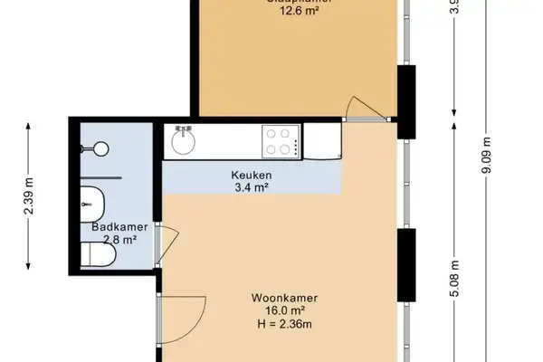 Foto #15 Appartement Manus Peetstraat Amstelveen