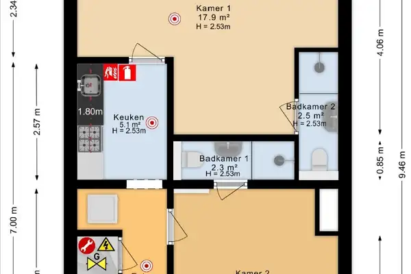 Foto #9 Studio Montfortanenlaan Tilburg