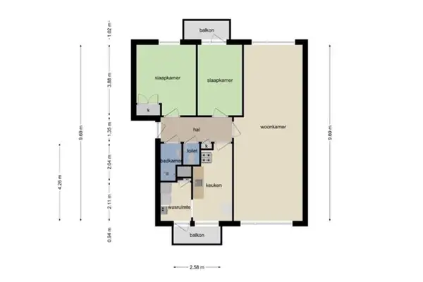 Foto #12 Appartement Zeepziedersdreef Maastricht