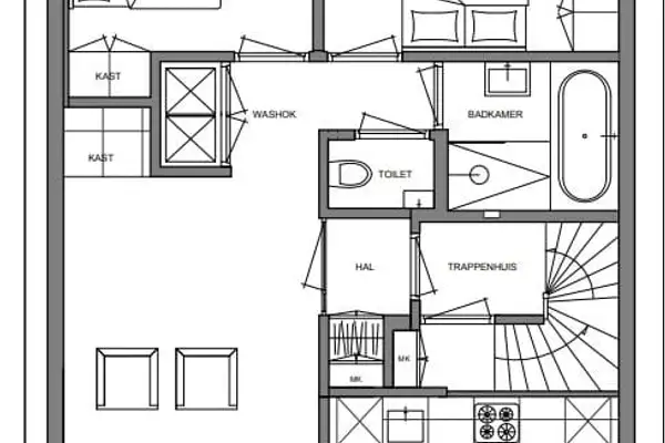 Foto #18 Appartement Volkerakstraat Amsterdam