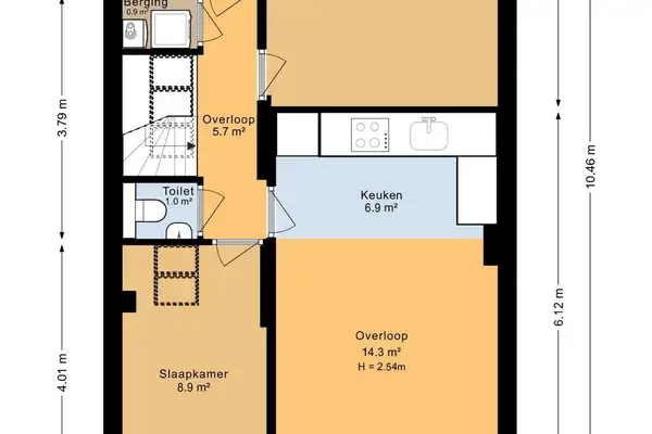 Foto #16 Appartement Kribbestraat Amsterdam