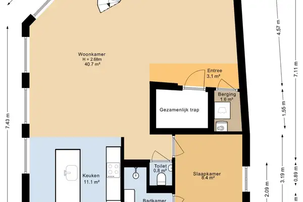 Foto #28 Appartement Slaghekstraat Rotterdam