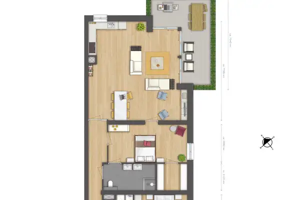 Foto #21 Appartement Naarderstraat Laren