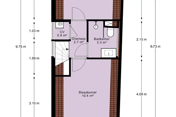 Foto #35 Appartement Thorbeckeplein Amsterdam