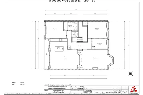 Foto #15 Appartement Rooseveltlaan Amsterdam