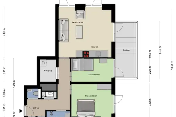 Foto #25 Appartement Jaap van der Hoekplaats Rotterdam