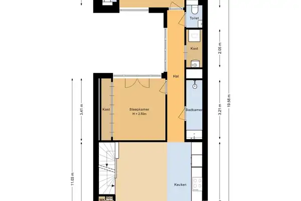 Foto #37 Appartement Prinsengracht Amsterdam