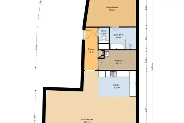 Foto #14 Appartement Akerkhof Groningen