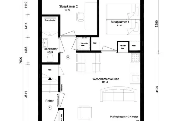 Foto #23 Appartement Zusterstraat Den Haag