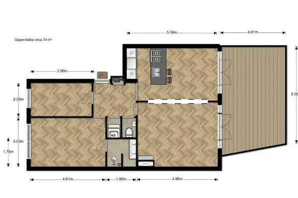 Foto #39 Appartement Sportlaan Den Haag