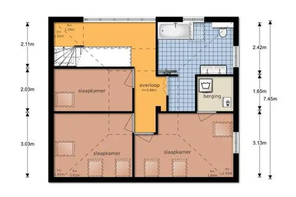 Foto #27 Appartement Singel Amsterdam