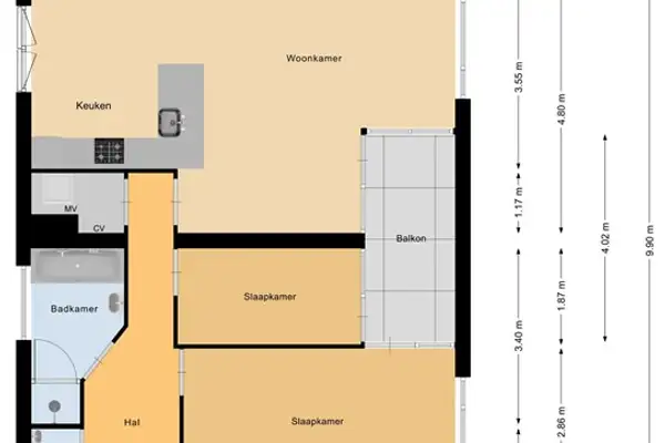 Foto #14 Appartement Hobbesteeg Beverwijk