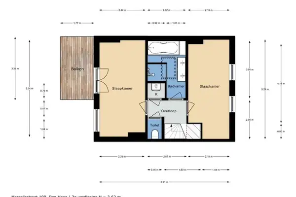 Foto #19 Appartement Marcelisstraat Den Haag