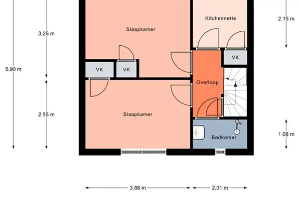 Foto #6 Appartement Nassaulaan Harderwijk