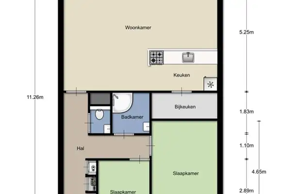 Foto #12 Appartement Wolbrantskerkweg Amsterdam