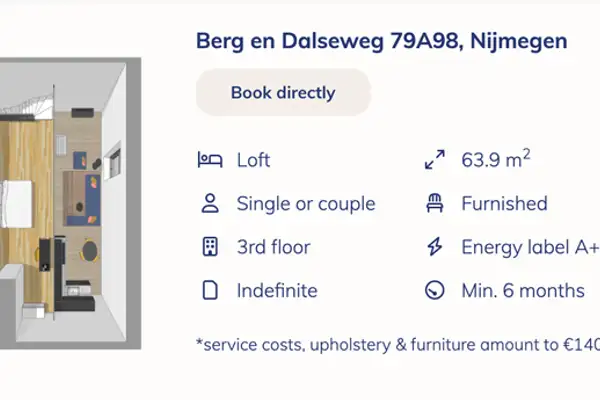 Foto #20 Appartement Berg en Dalseweg Nijmegen