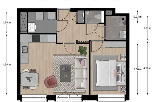 Foto #4 Appartement Houttuinen Delft