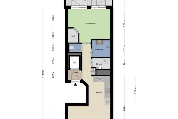 Foto #26 Appartement Elandsgracht Amsterdam