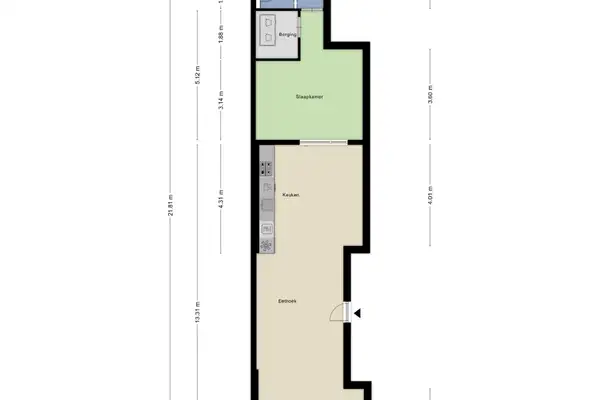 Foto #13 Appartement Lijnbaansgracht Amsterdam