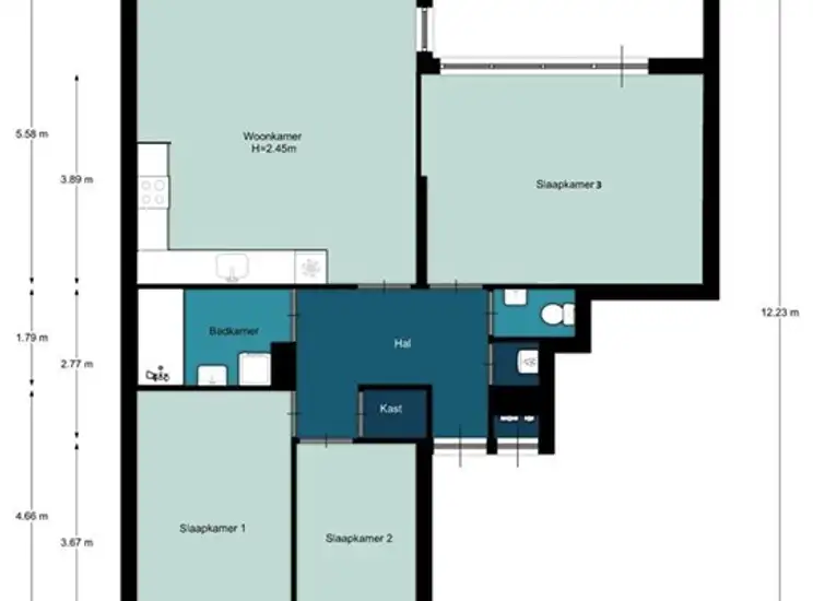 Foto #1 Appartement Suze Groenewegplantsoen Amsterdam