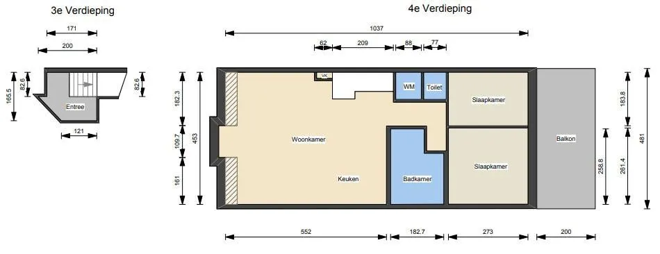 Foto #30 Appartement Kinkerstraat Amsterdam