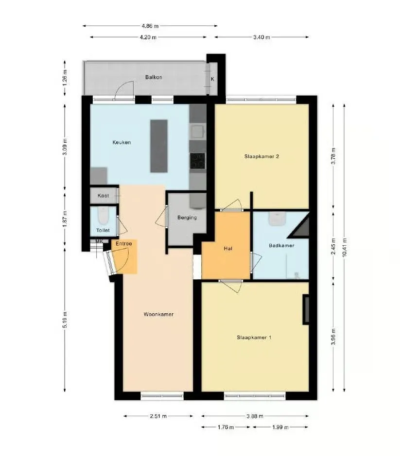 Foto #18 Appartement Karel du Jardinstraat Amsterdam