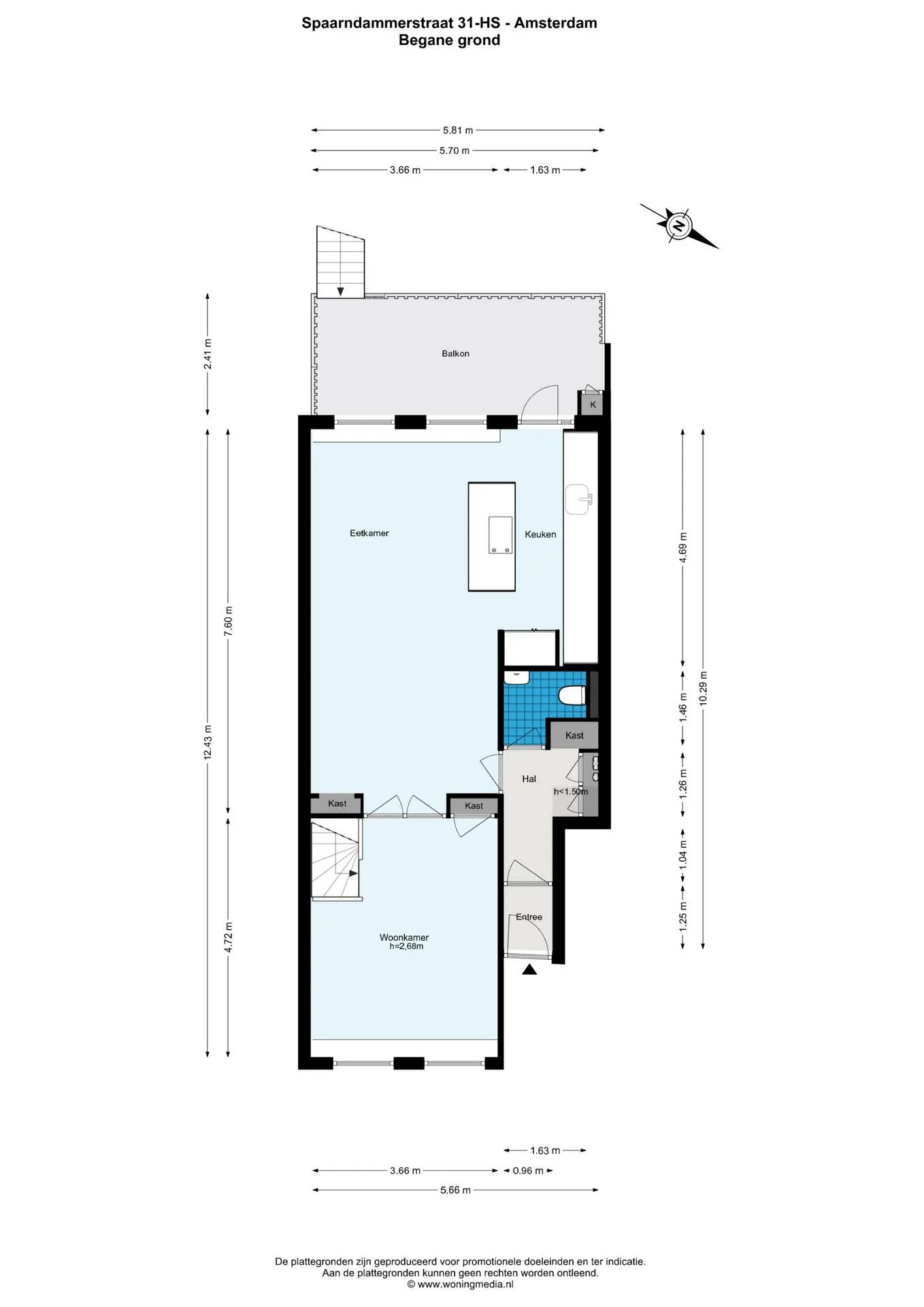 Foto #27 Huurwoning Spaarndammerstraat Amsterdam