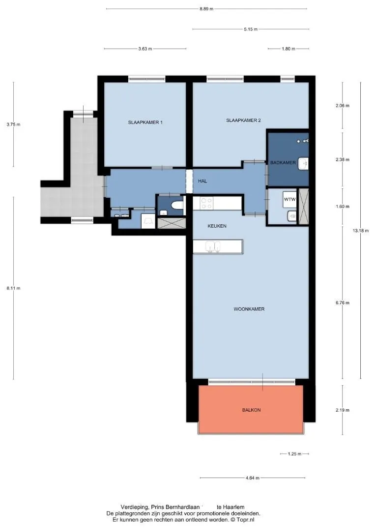Foto #20 Appartement Prins Bernhardlaan Haarlem