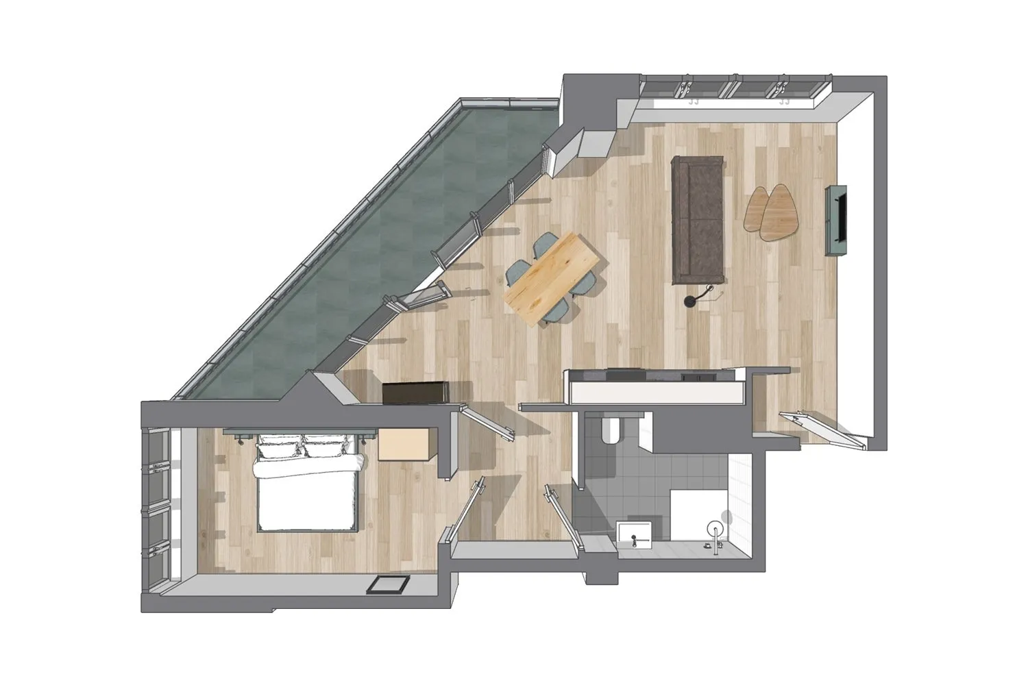 Foto #12 Appartement G.H. Betzweg Rotterdam