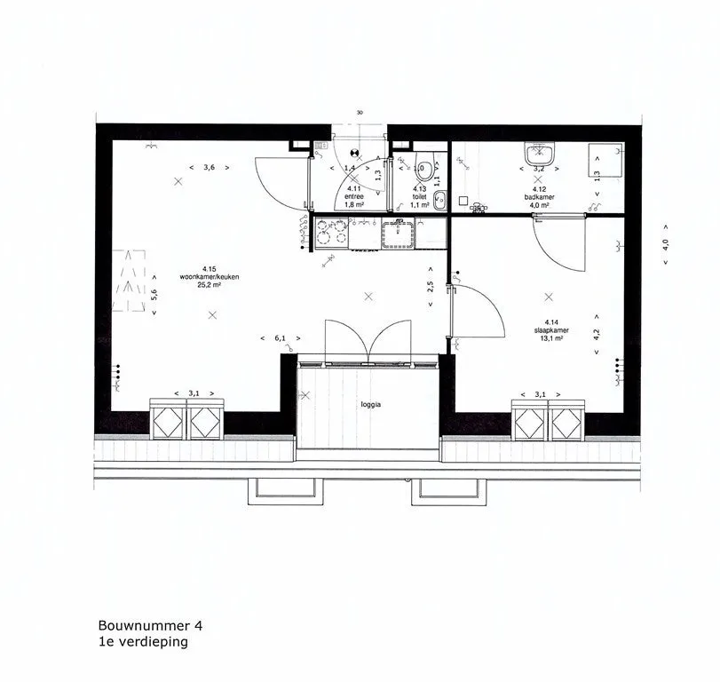 Foto #13 Appartement Korte Voorhouterweg Rijnsburg