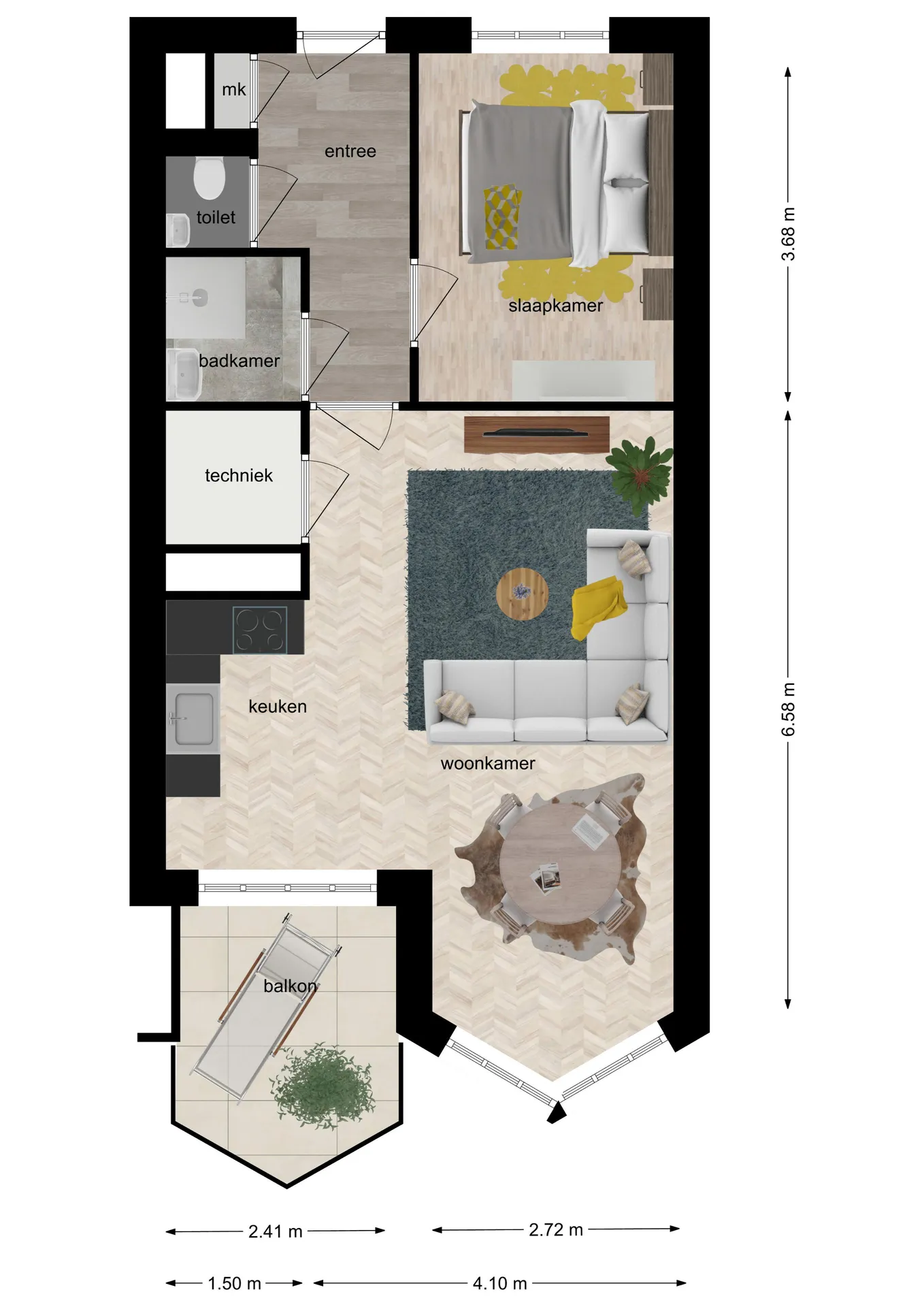 Foto #28 Appartement Voltastraat Maastricht