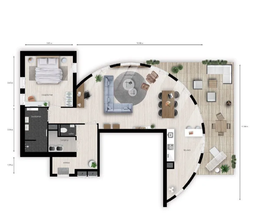 Foto #14 Appartement Kadeplein Roosendaal