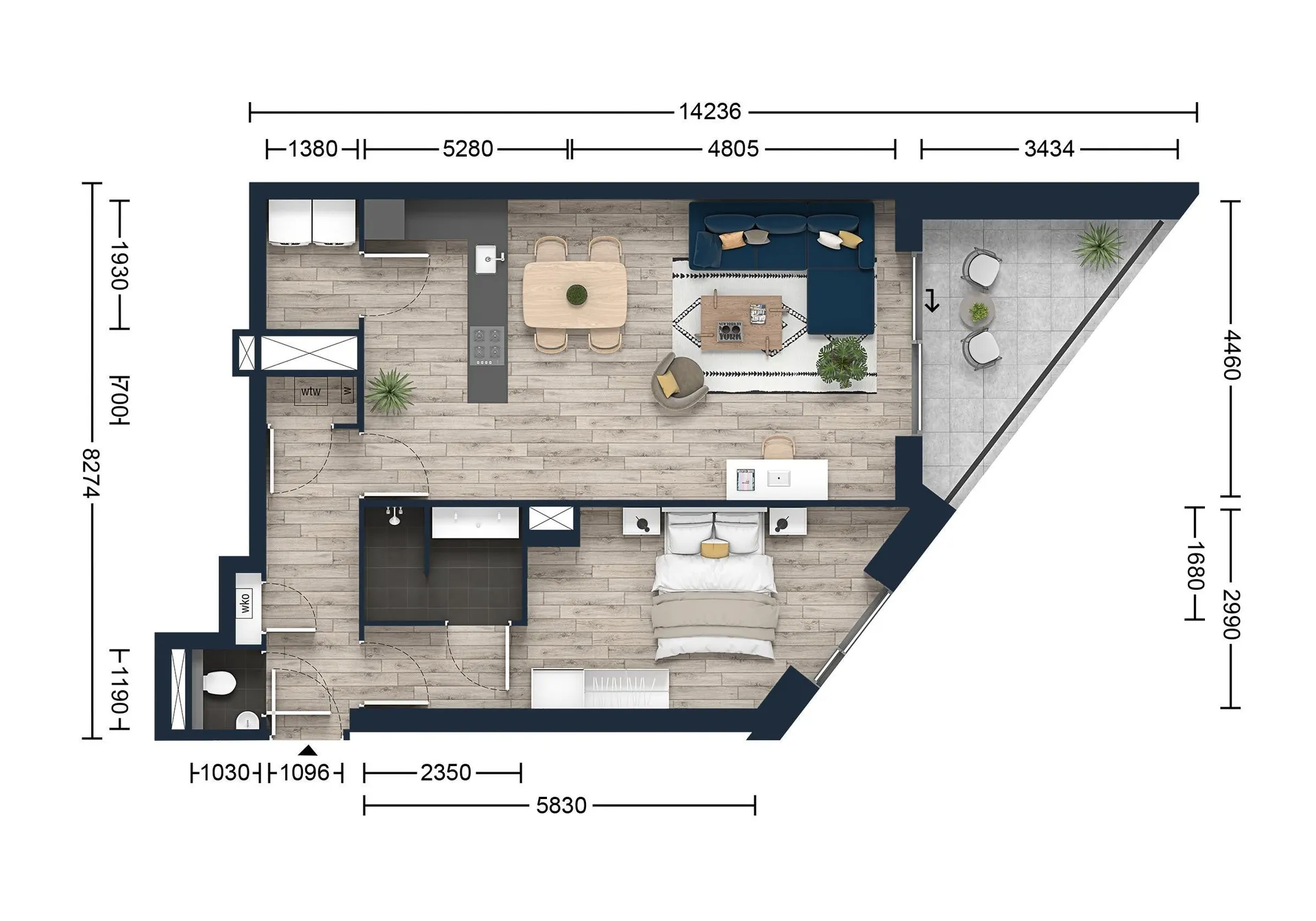 Foto #18 Appartement Pampuskade Rotterdam