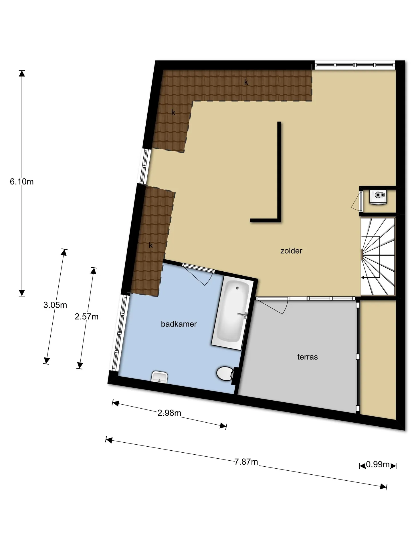 Foto #20 Appartement Bas Jungeriusstraat Rotterdam