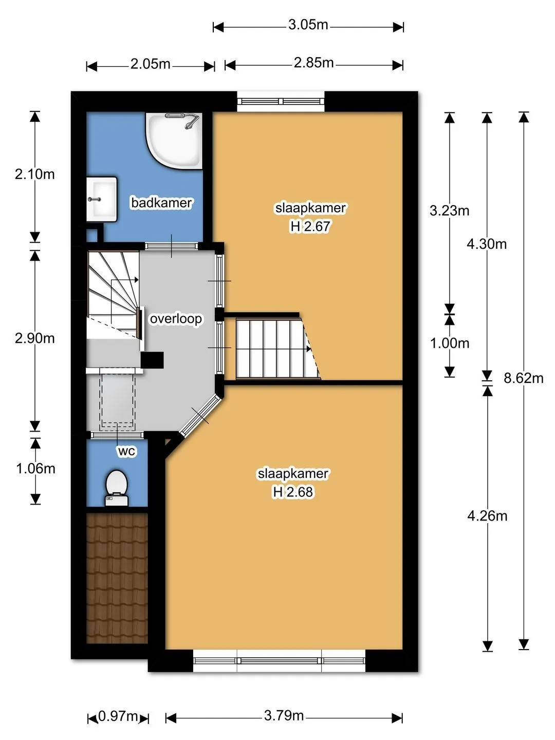 Foto #33 Huurwoning Willem III straat Wateringen