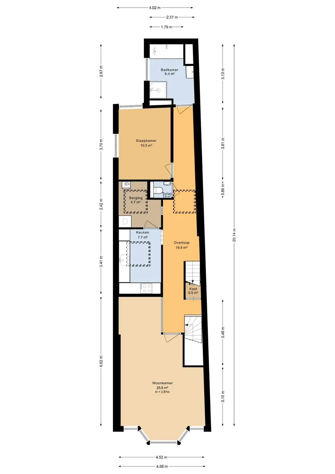 Foto #24 Appartement Akerkhof Groningen
