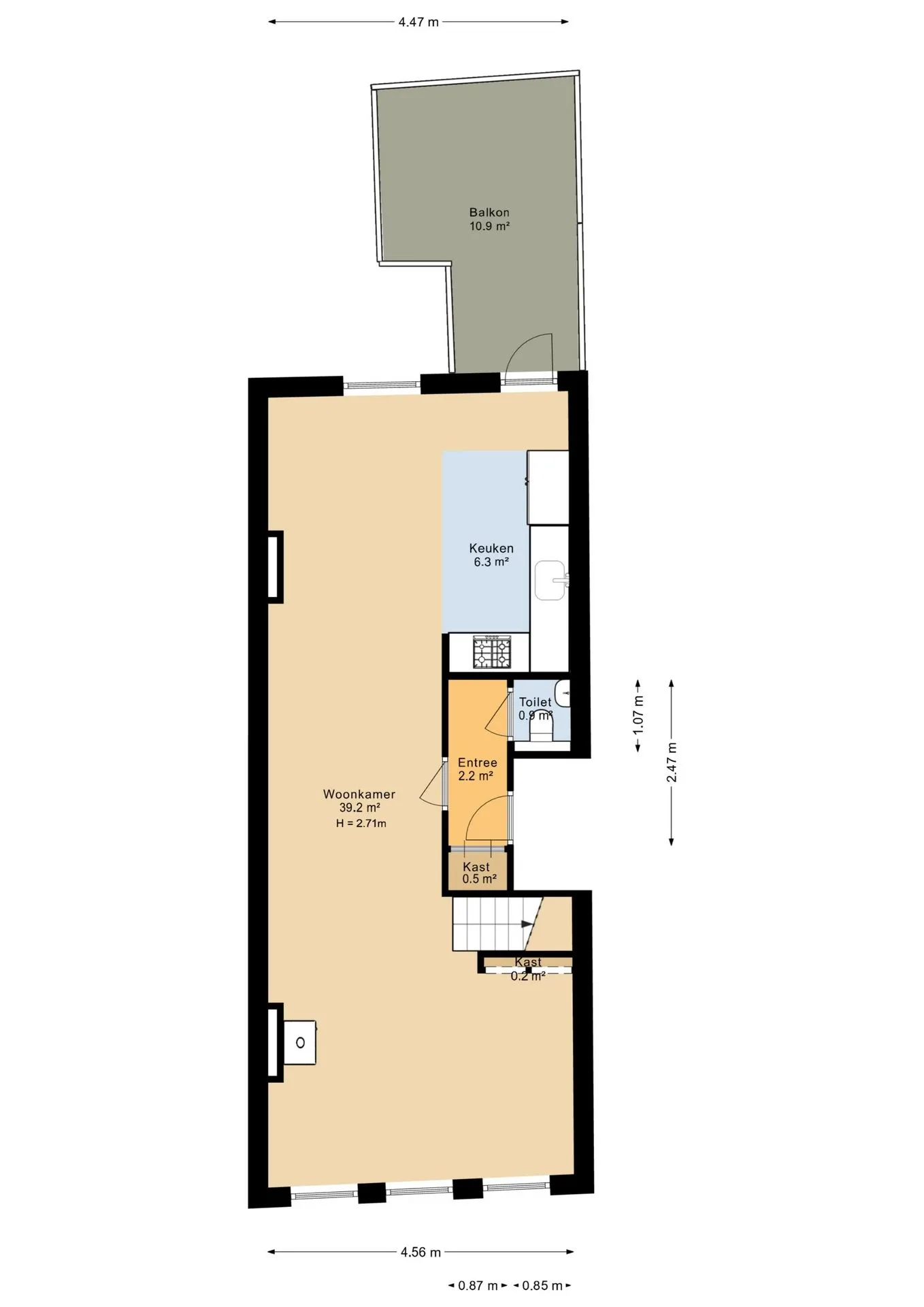 Foto #30 Appartement Oude Waal Amsterdam