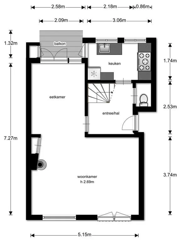 Foto #20 Appartement Mr. Troelstralaan Amstelveen