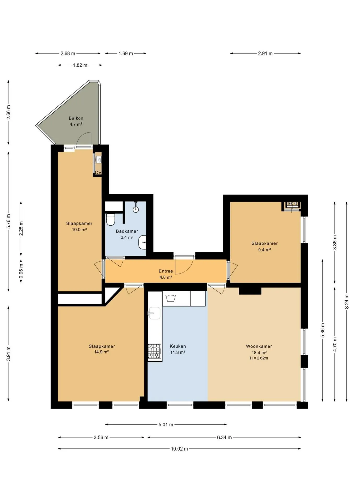 Foto #15 Appartement Davisstraat Amsterdam