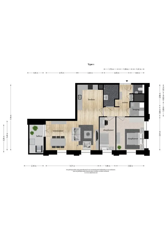 Foto #6 Appartement Sperwerlaan Bilthoven