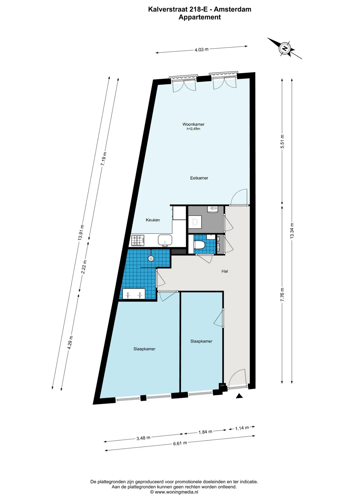 Foto #17 Appartement Kalverstraat Amsterdam