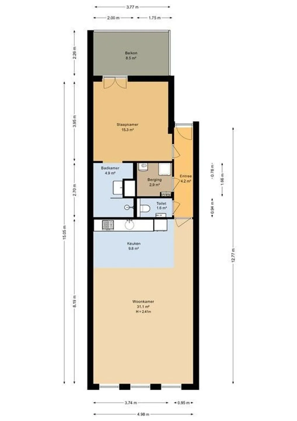 Foto #5 Appartement Krommesteeg Purmerend