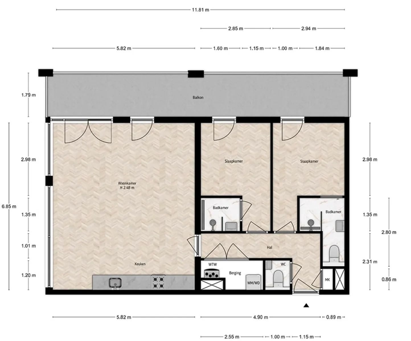 Foto #38 Appartement Willem Parelstraat Amsterdam